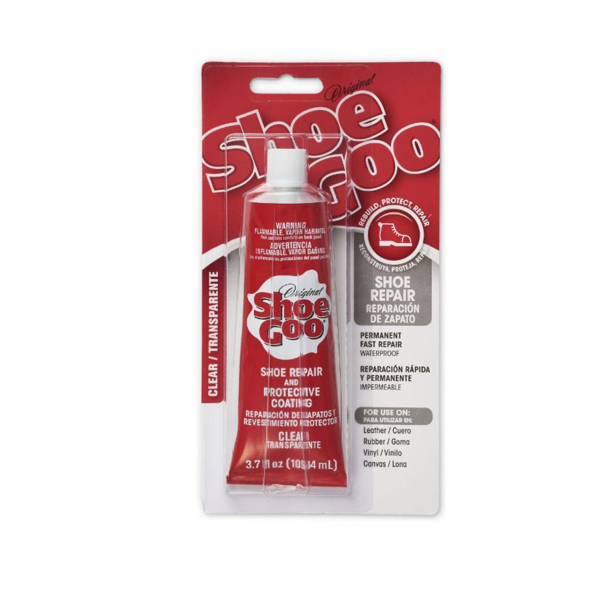 Shoe Goo, Clear Or Black, 3.7 Oz. | Gano Inc