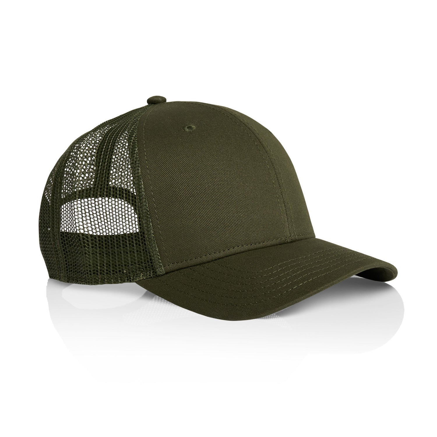 AS Colour Icon Trucker Cap army green mesh back workwear