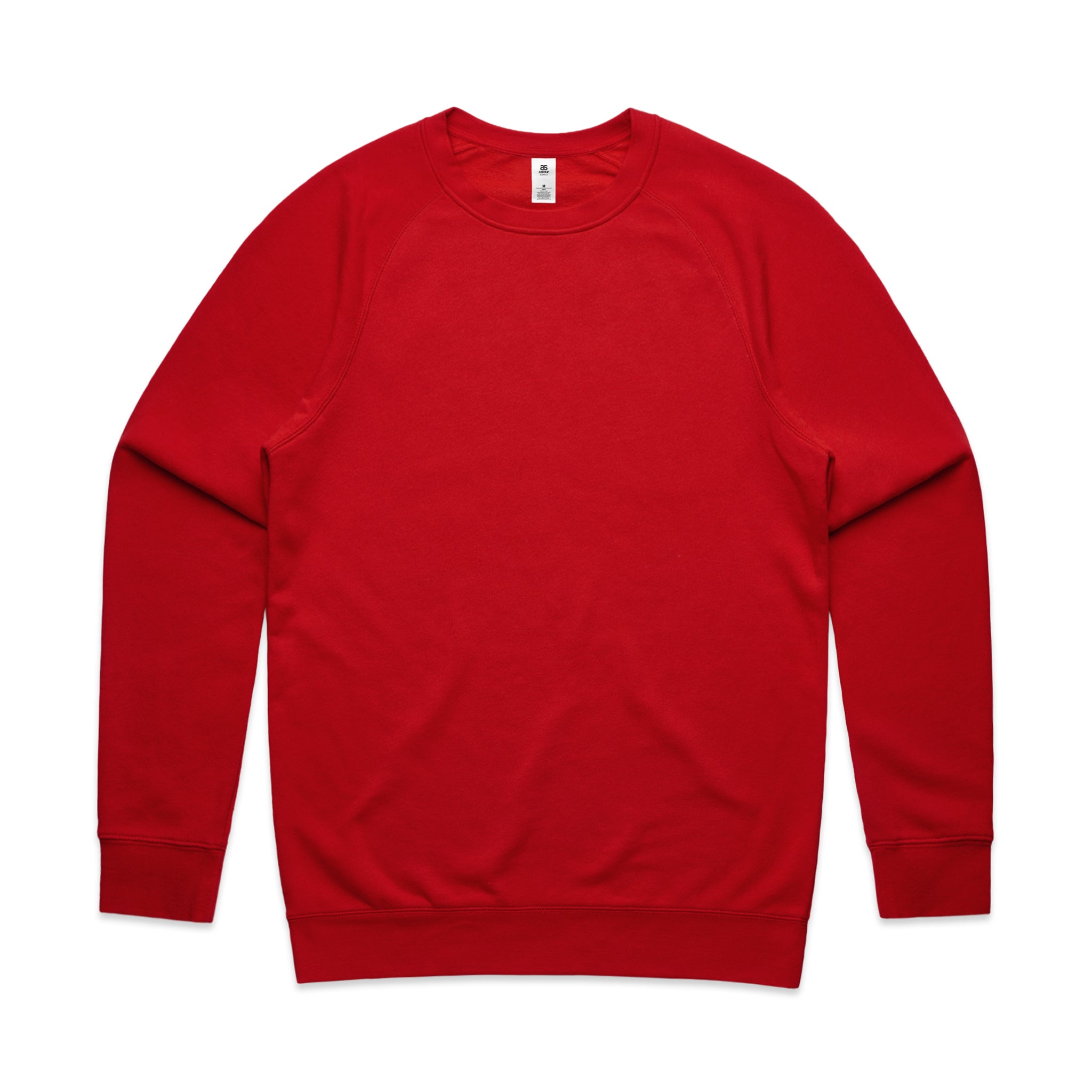 AS Colour Men's Supply Crew sweatshirt red workwear