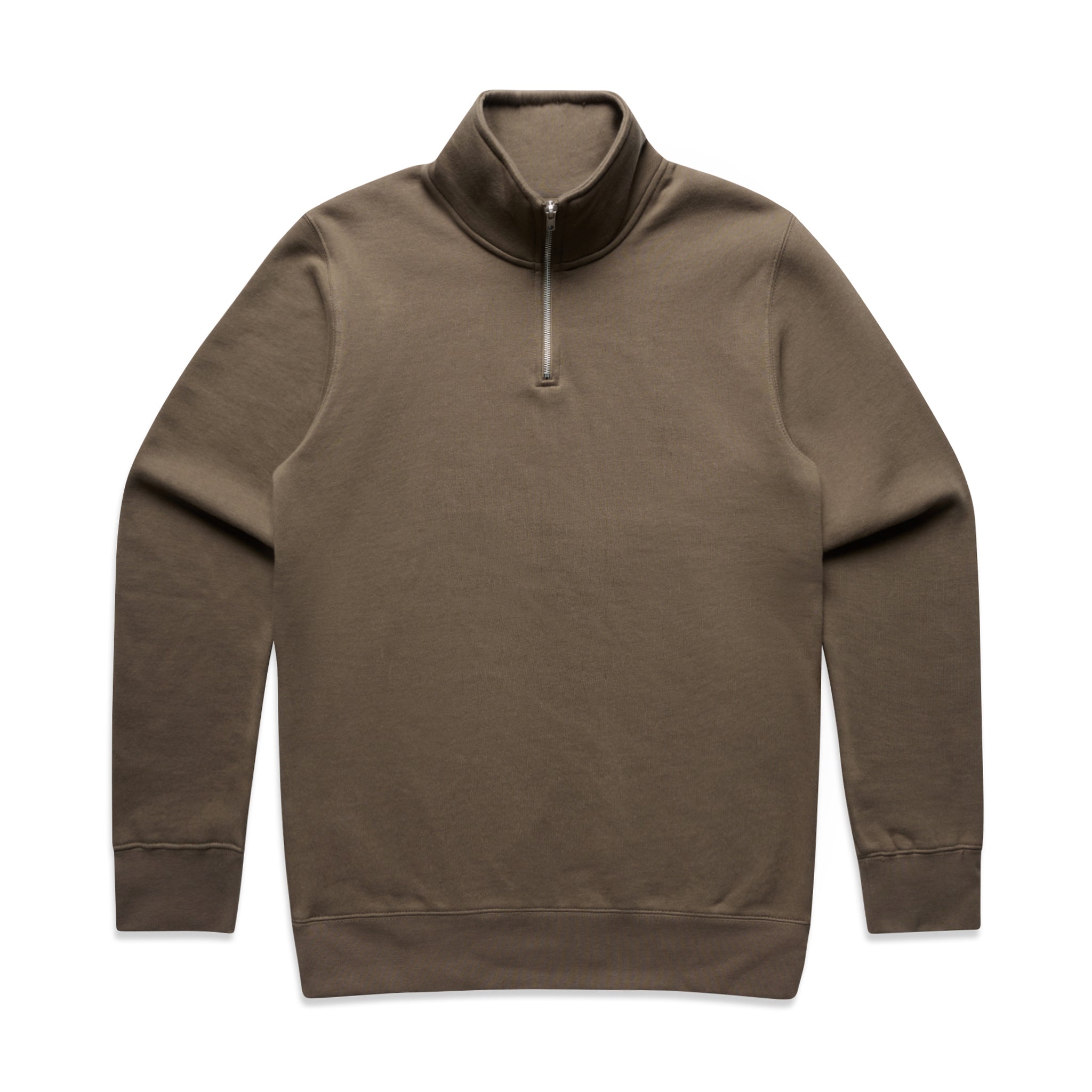 AS Colour Men's 1/2 Zip Fleece Jumper workwear in walnut
