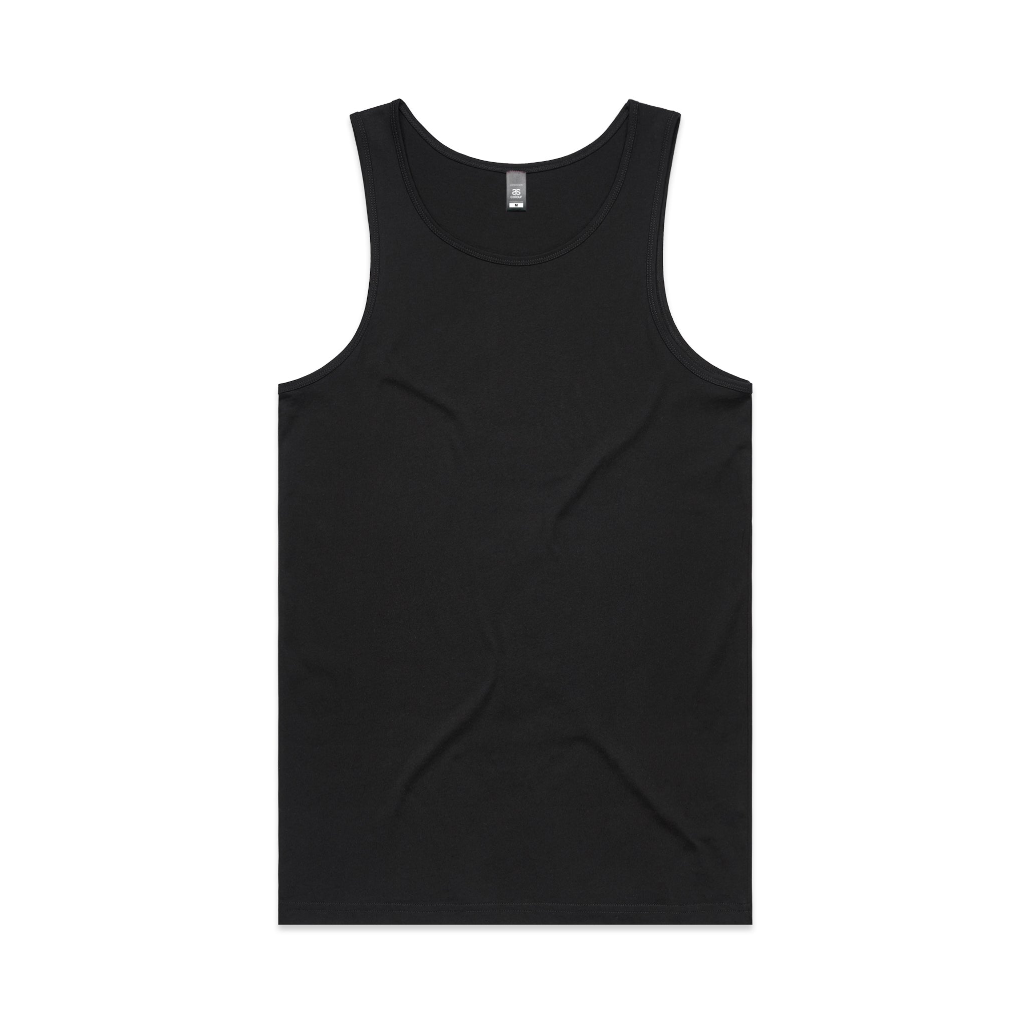 AS Colour Men's low Singlet black workwear