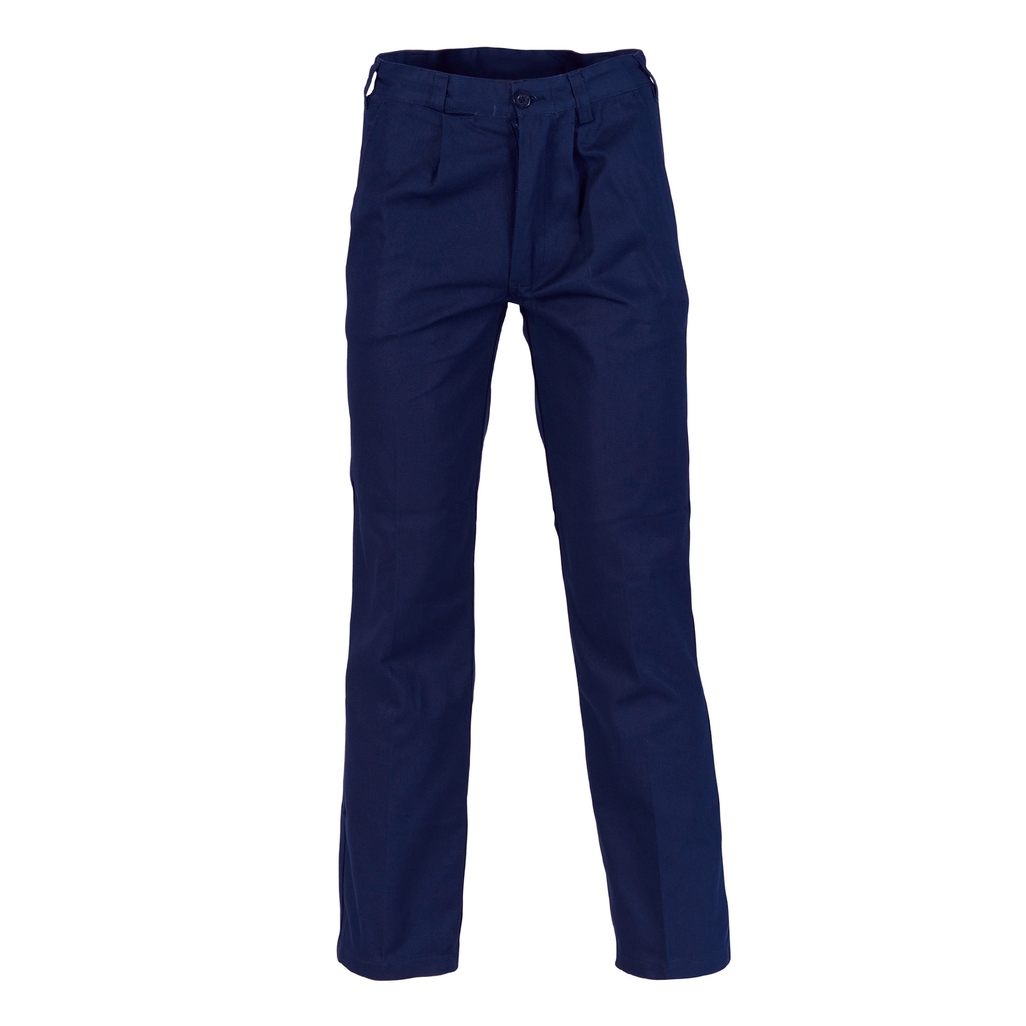 Cotton Drill Work Pants heavy duty navy blue workwear 