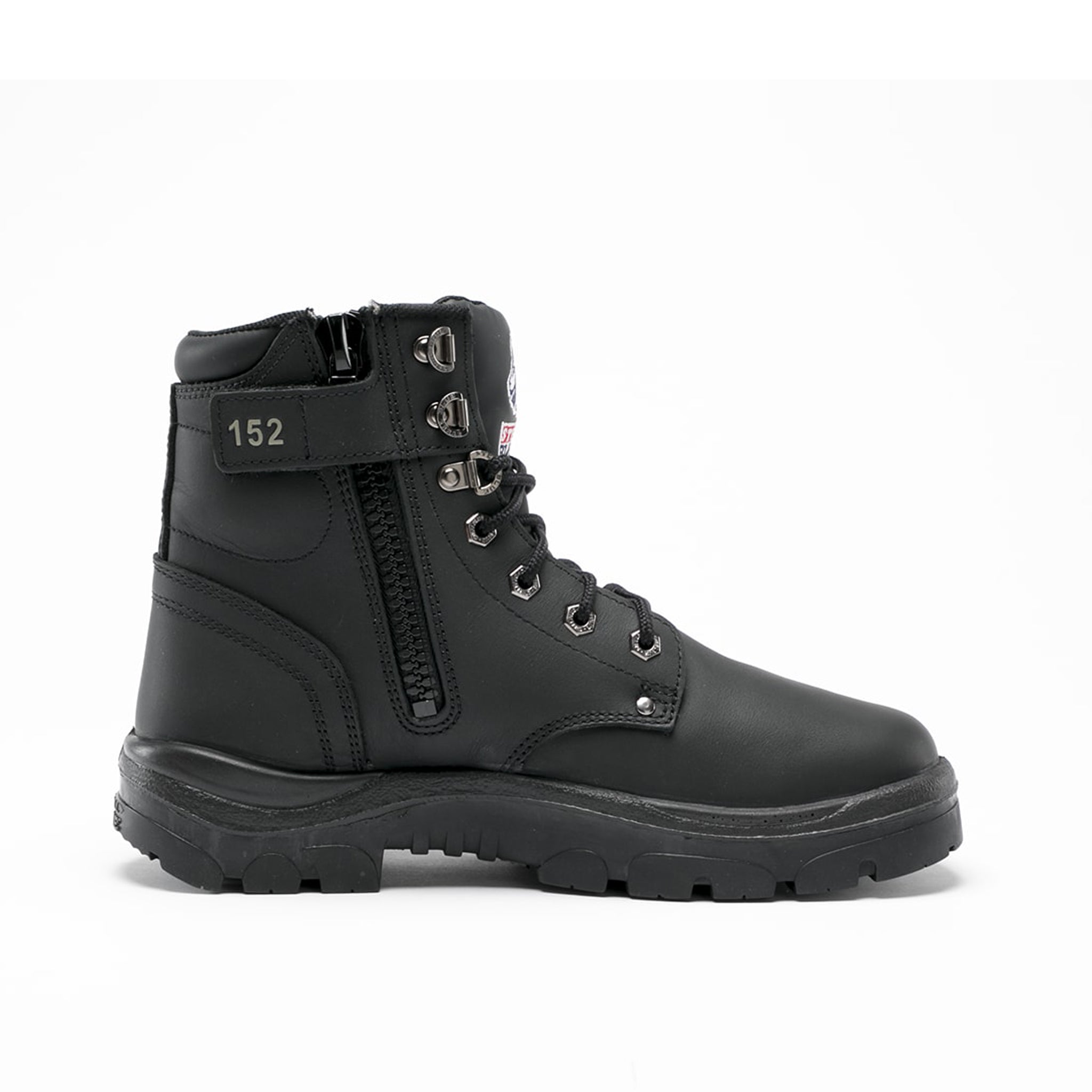 Steel Blue 312152 Argyle Zip Side Ankle Boot in black