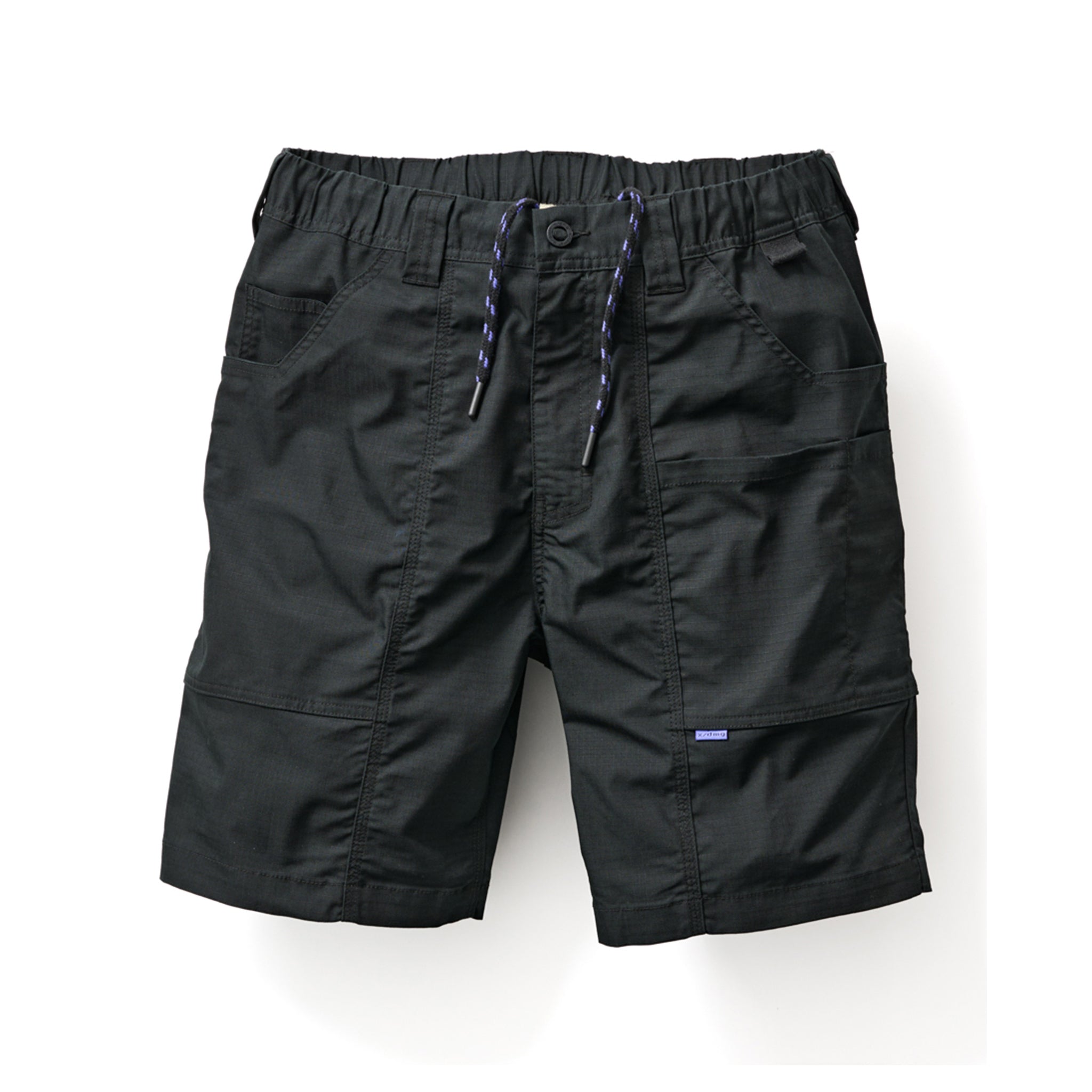x/dmg Elastic Waist Tech shorts in black