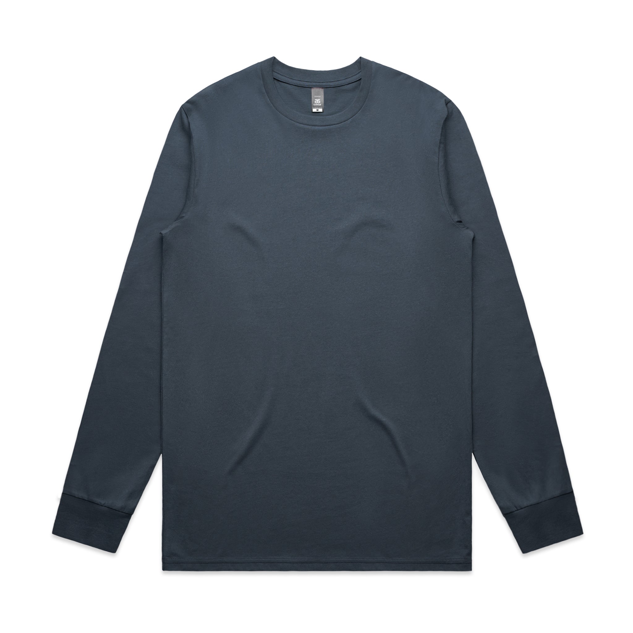 AS Colour Men's Cotton Staple long sleeve Tee petrol blue workwear 5020