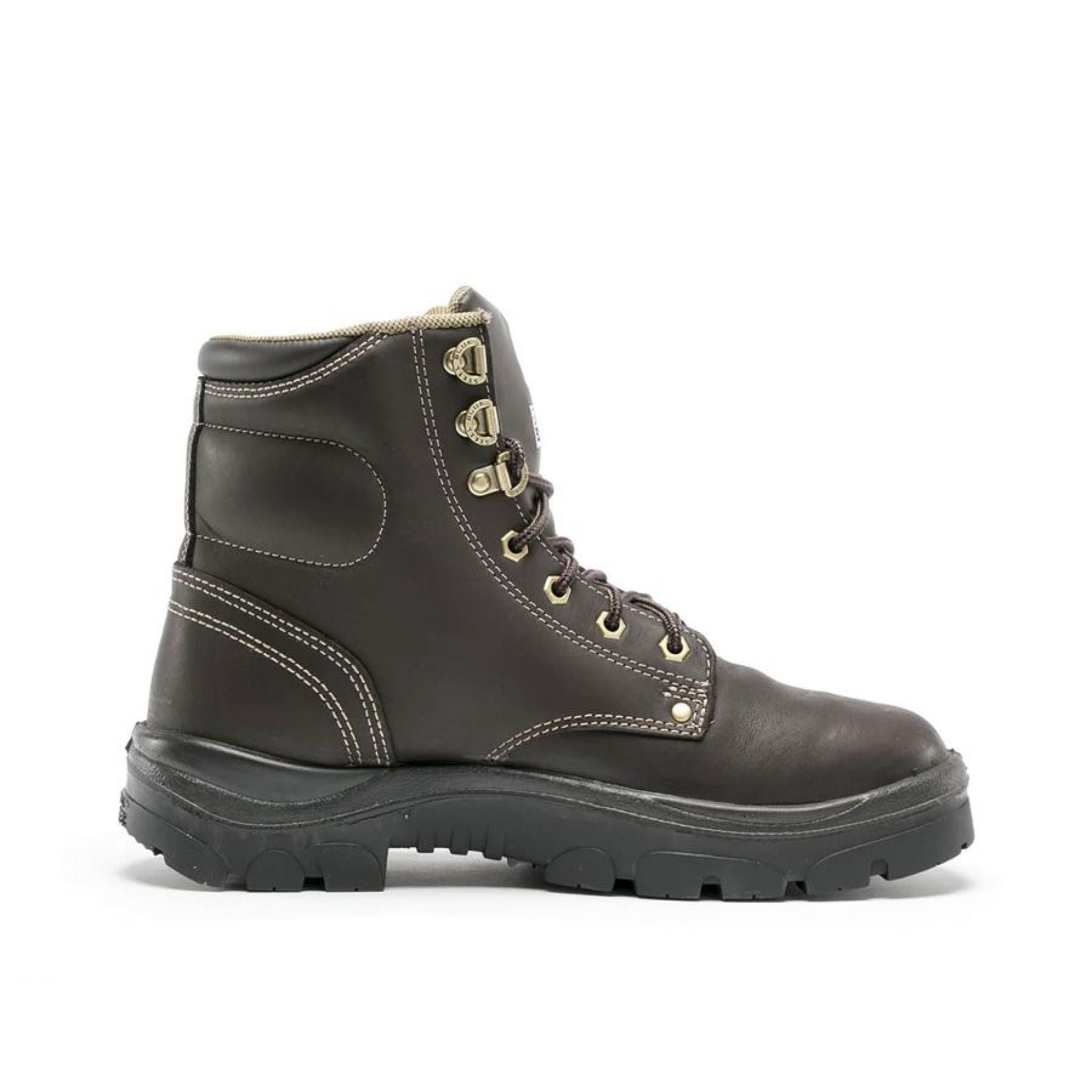 Steel Blue 312102 Argyle Lace-up Work and Safety Boot in winter brown