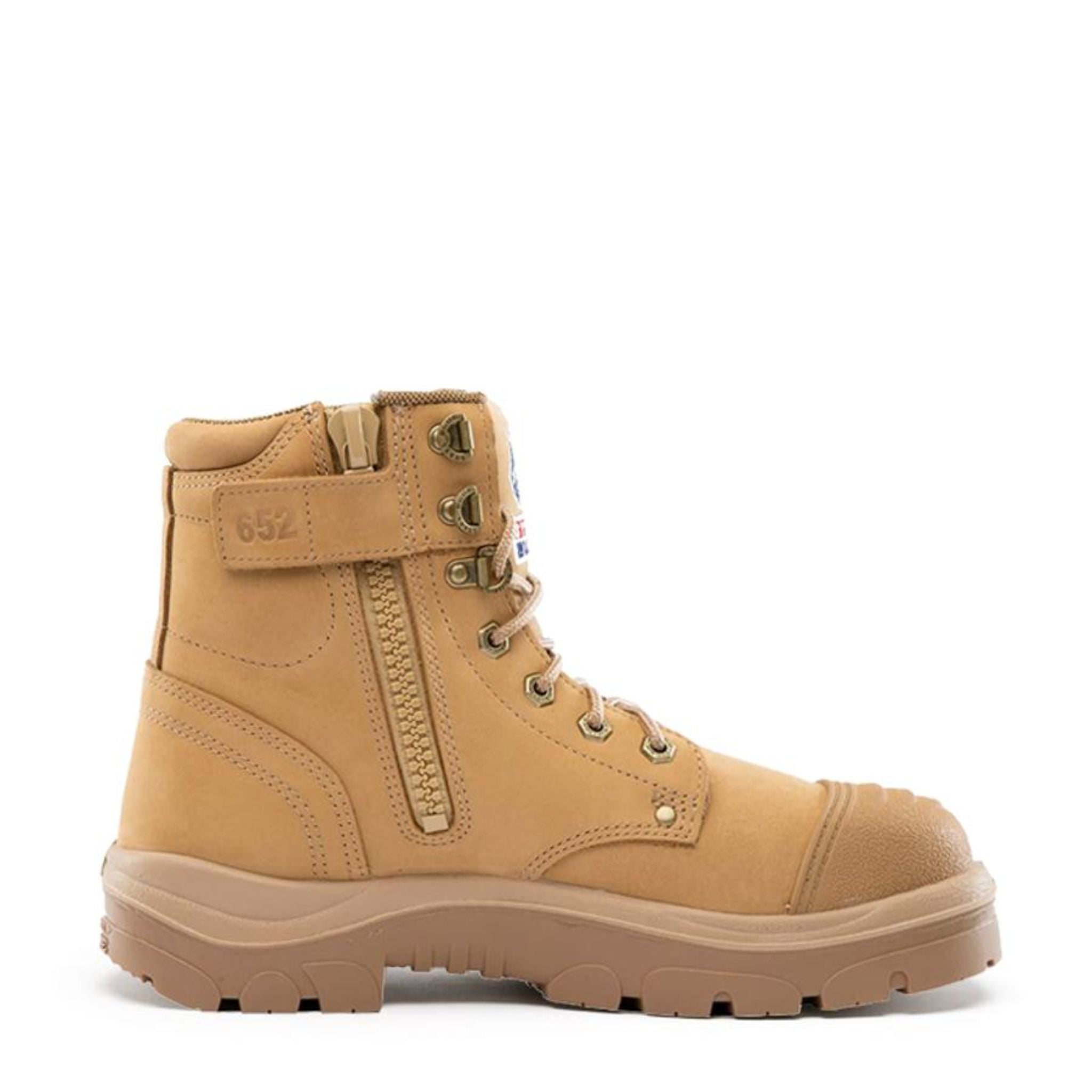 Steel Blue 312652 Argyle Zip:Scuff Cap Safety Boot in sand