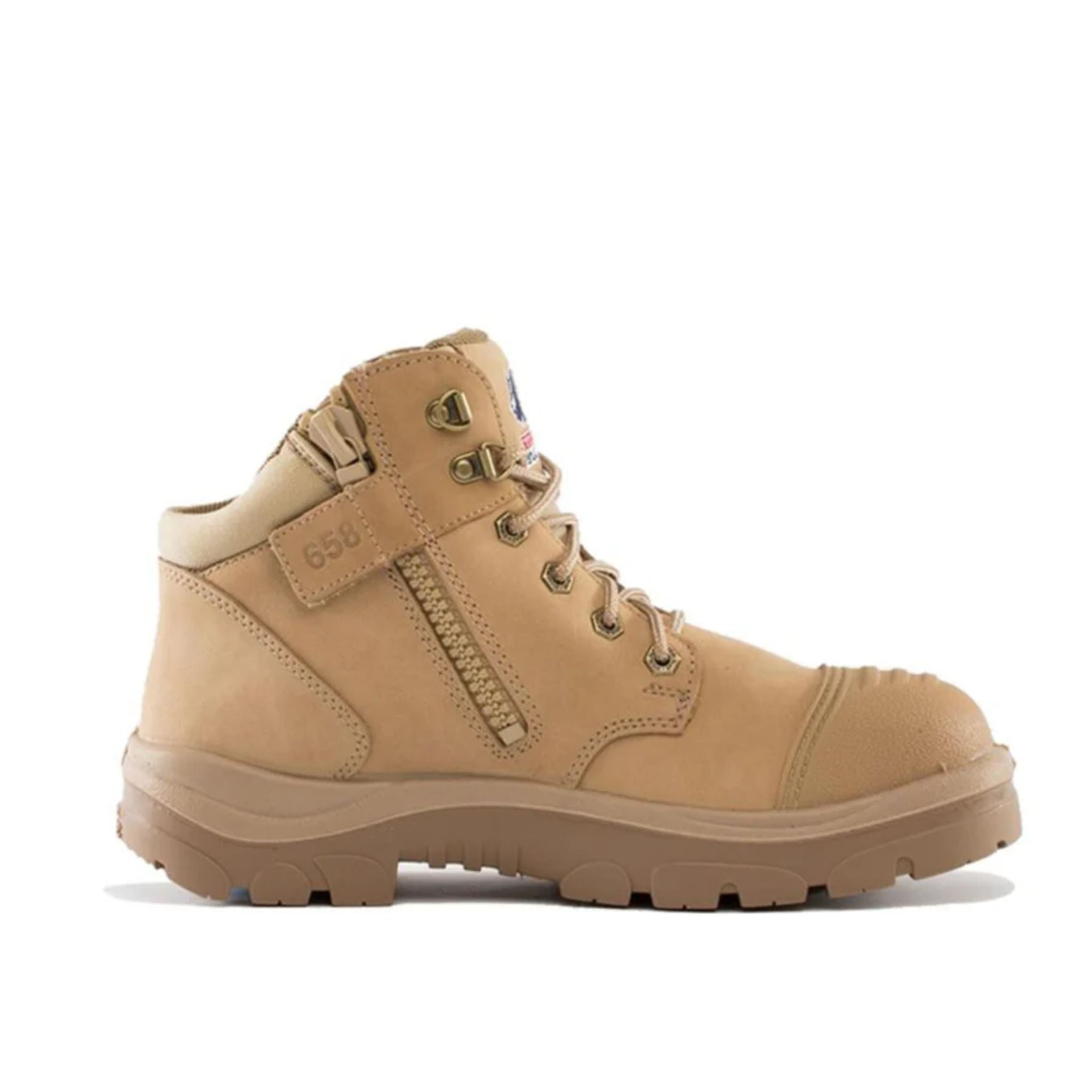 Steel Blue 312658 Parkes Bump Cap Zip Boot in sand