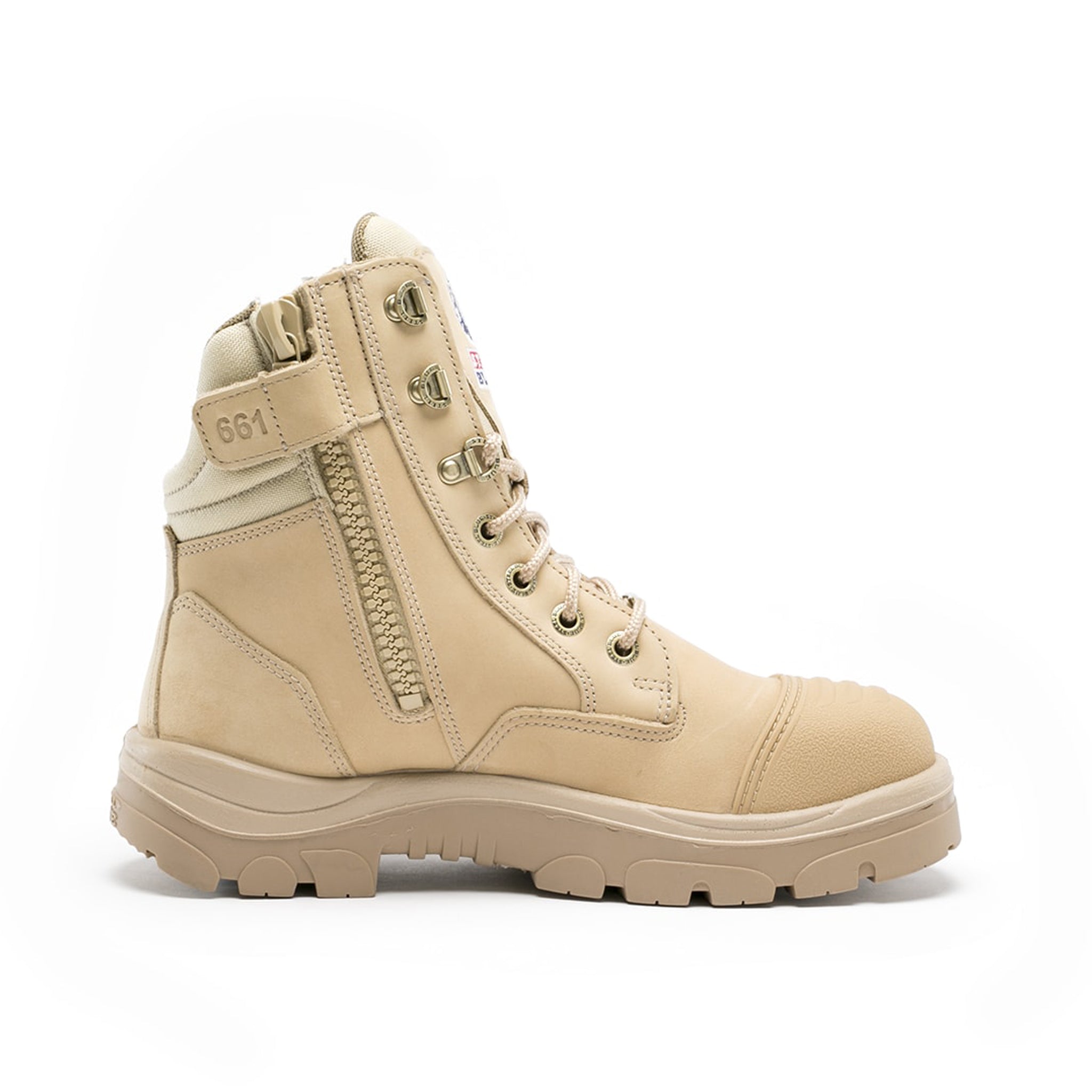 Steel Blue Southern Cross Zip Sided Boot with Scuff Cap - Sand ...