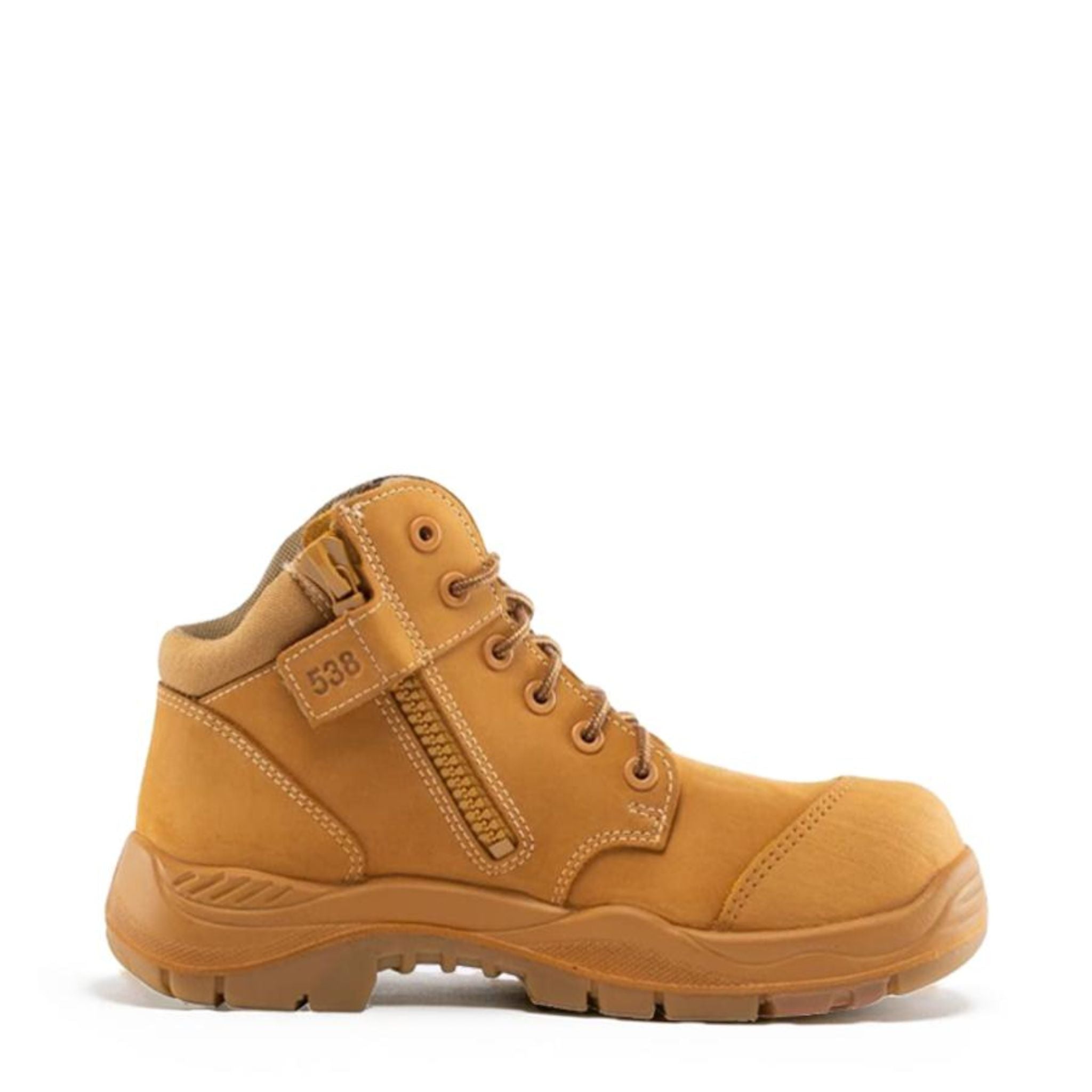 Steel Blue 317538 Parkes Zip Composite Toe Safety Boot in wheat