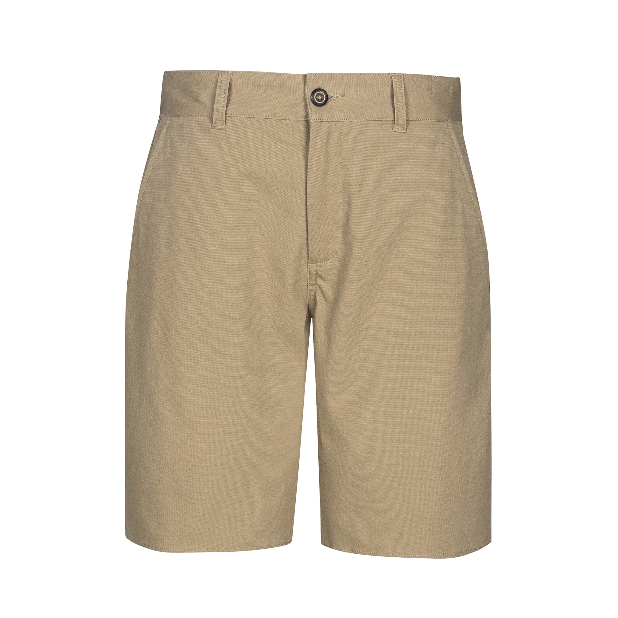 Biz Collection Men's mid-rise fit Chino Short in dark stone