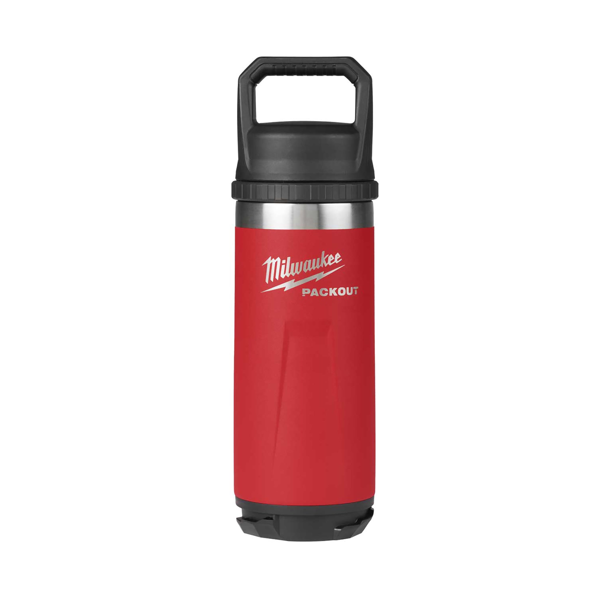 Milwaukee PACKOUT Bottle 532ml (18oz) Chug Lid in red