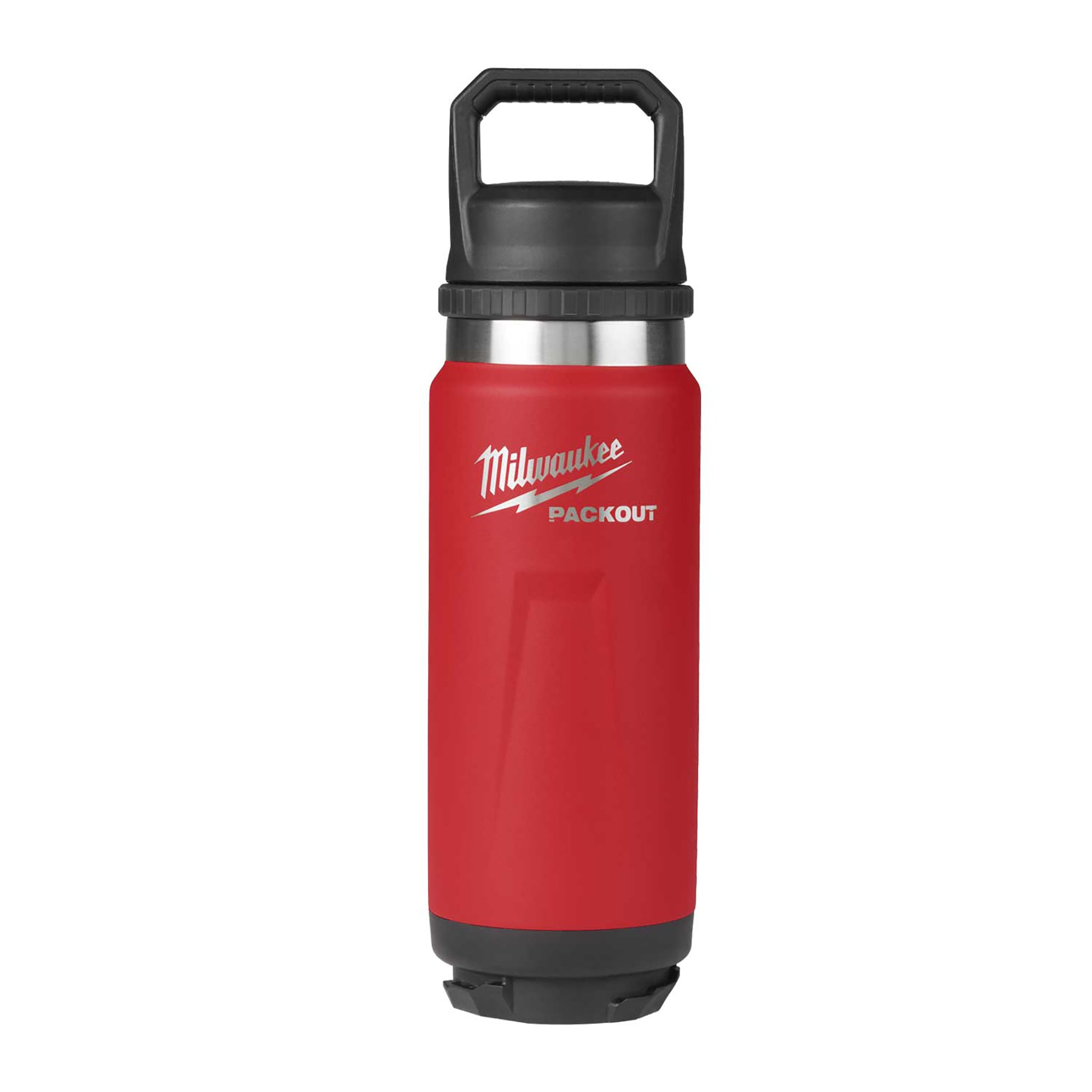 Milwaukee PACKOUT Bottle 710ml (24oz) Chug Lid in red