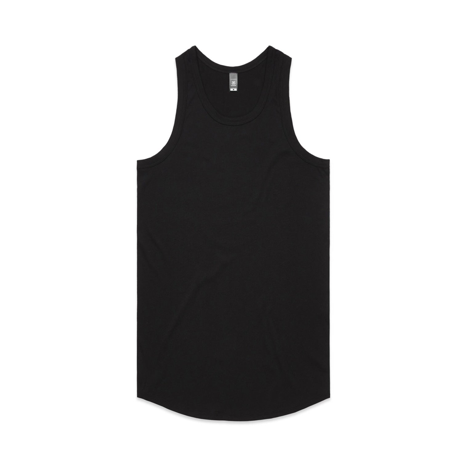 AS Colour Men's Authentic Singlet black workwear 5004-BLK