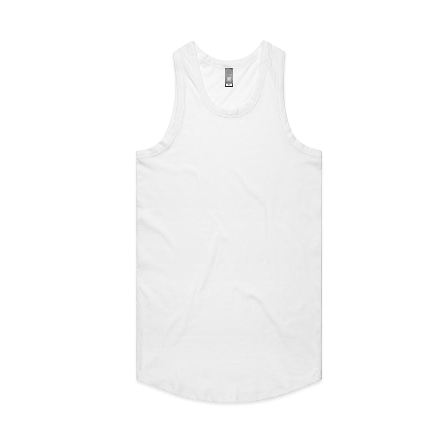 AS Colour Men's Authentic Singlet white workwear 5004-WHT