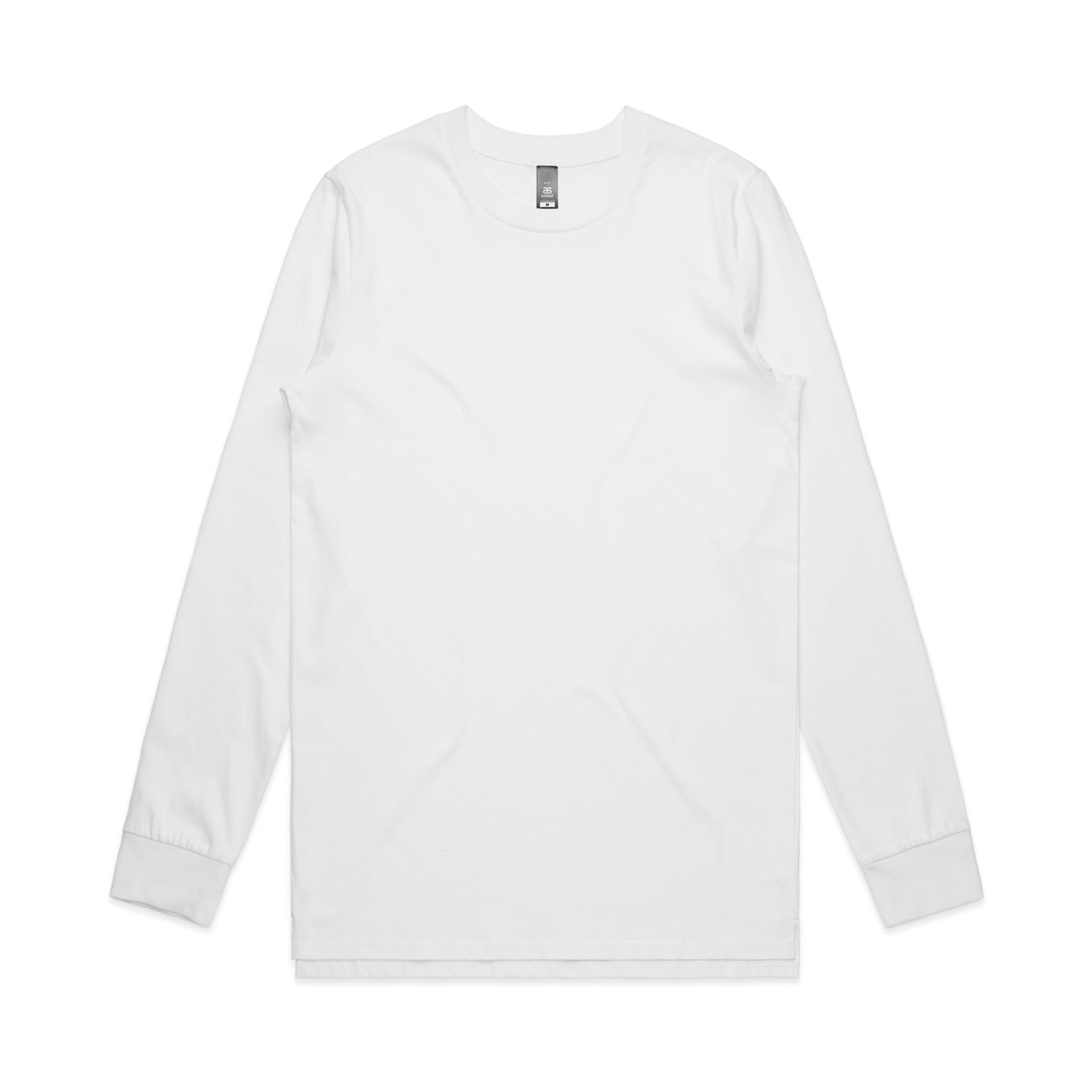 AS Colour Base long sleeve Tee white workwear 5029-WHT