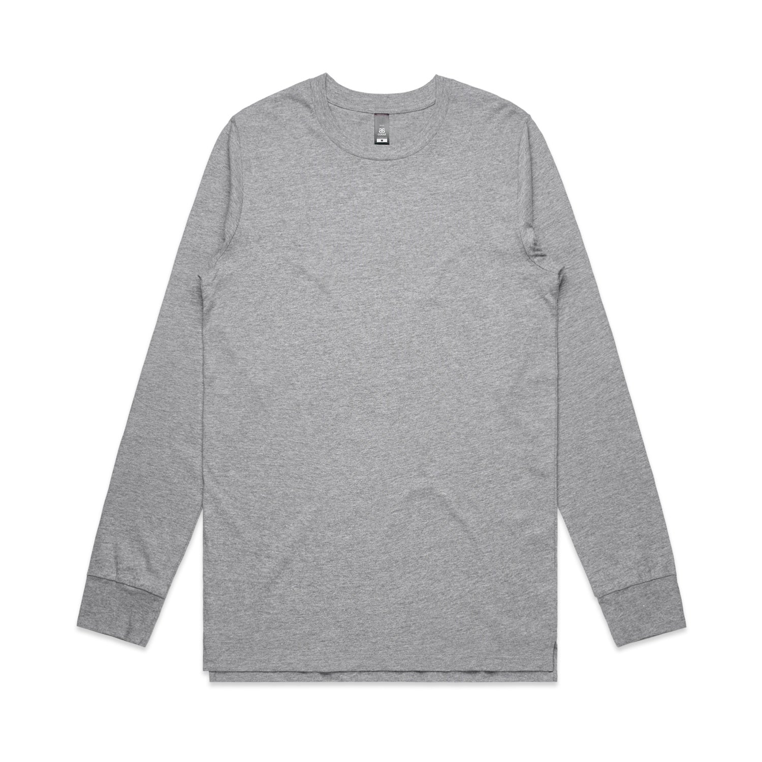 AS Colour Base long sleeve Tee grey marle workwear 5029-GRYM
