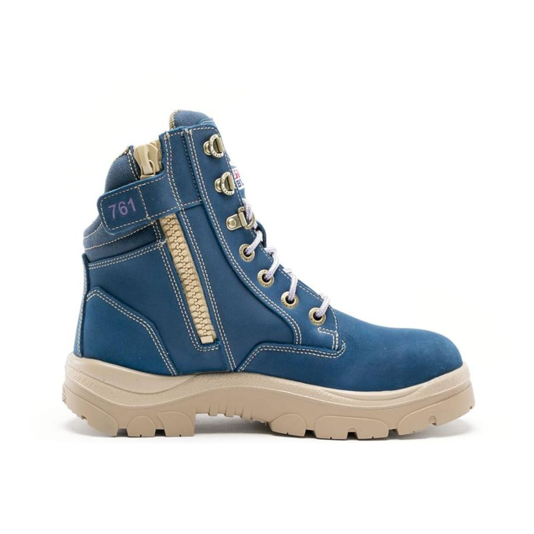 Steel Blue 512761 Ladies Southern Cross Zip Boot in blue