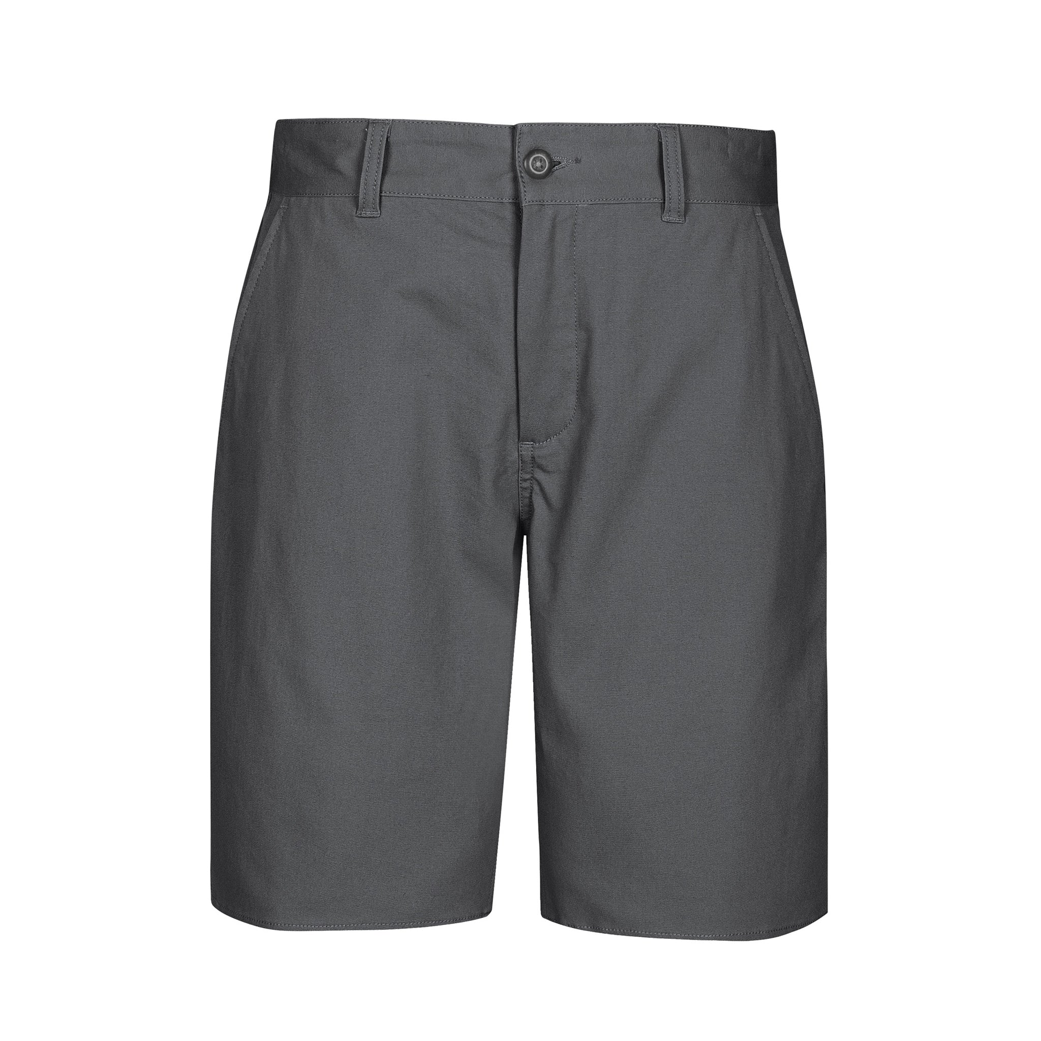 Biz Collection Men's mid-rise fit Chino Short in grey