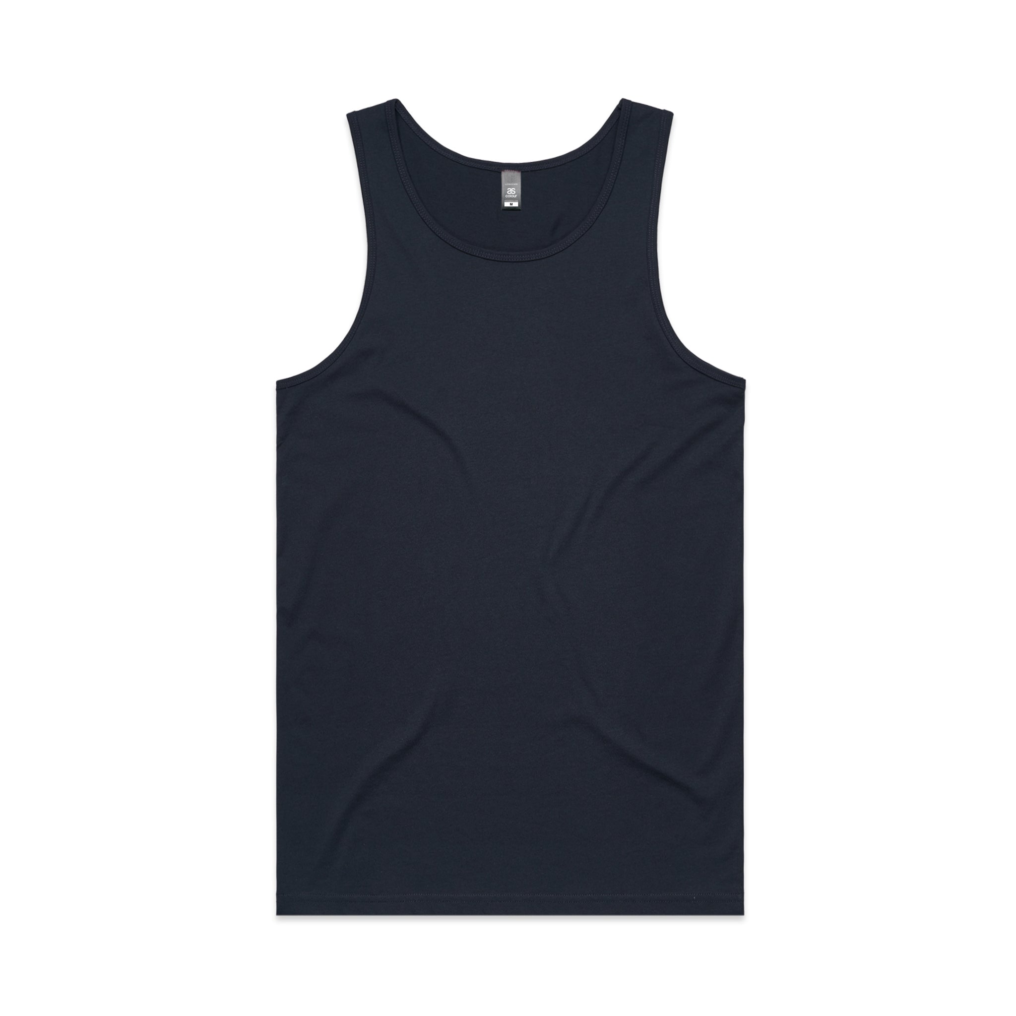 AS Colour Men's lowdown Singlet navy workwear 5007-NAV