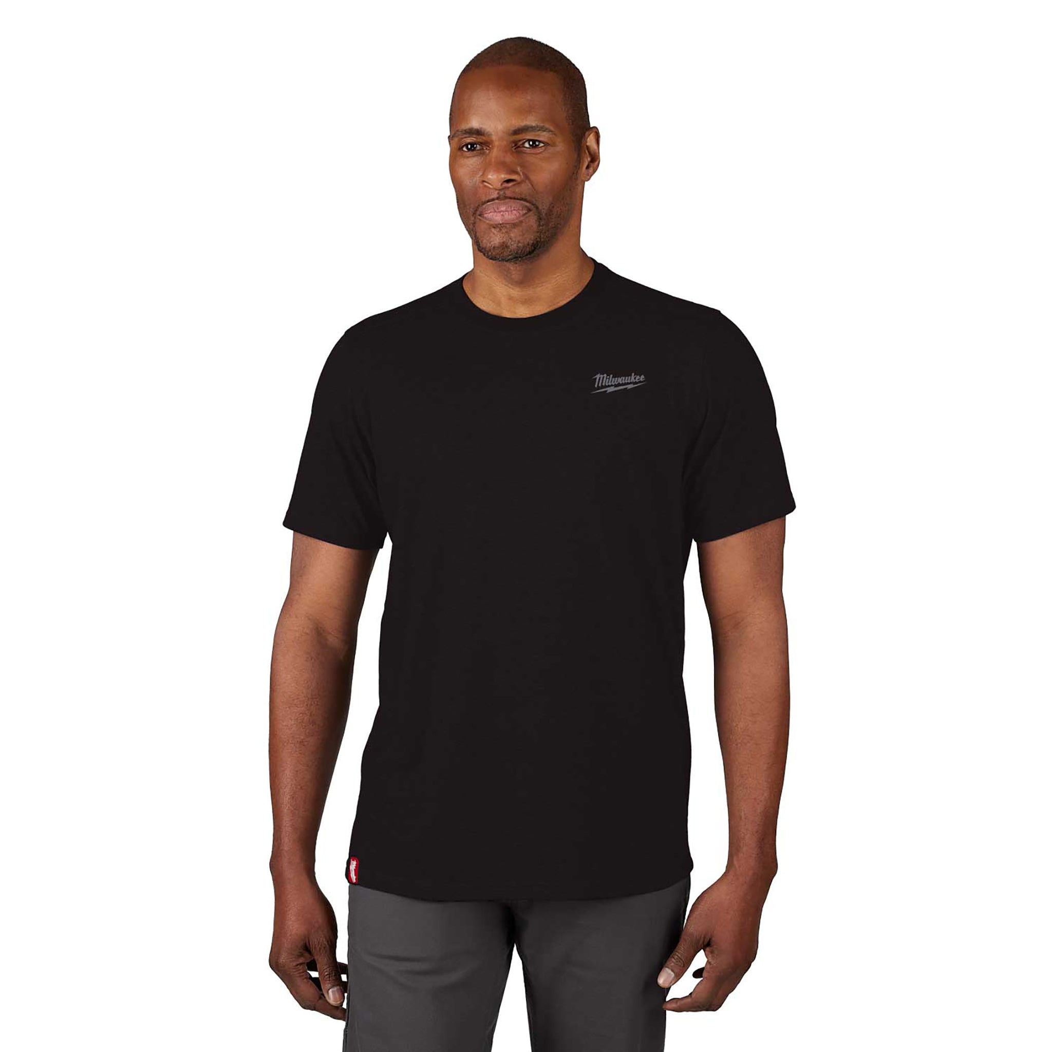 Milwaukee Hybrid work short sleeve Tee black workwear 603B