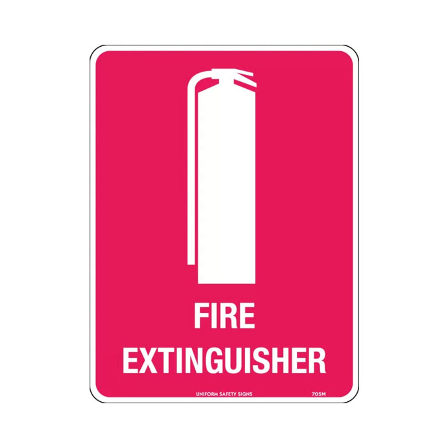 Fire Extinguisher Self Adhesive Sign 140mm x 120mm - 4 Pack – LODWorkwear