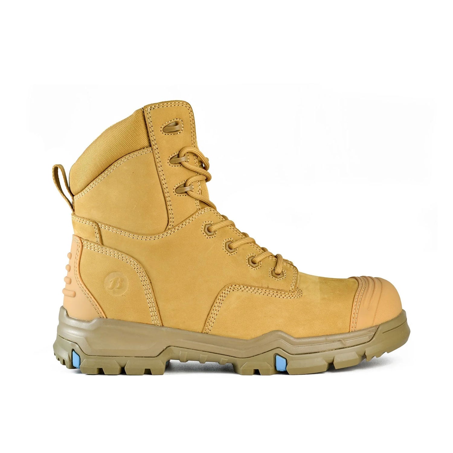 Bata 87046 Marto high leg zip  safety boot in wheat