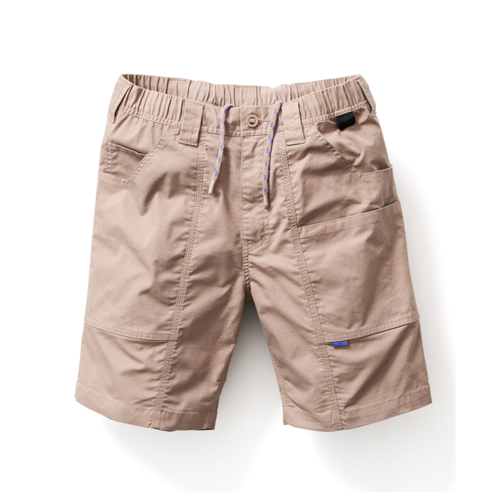 x/dmg Elastic Waist Tech shorts in khaki