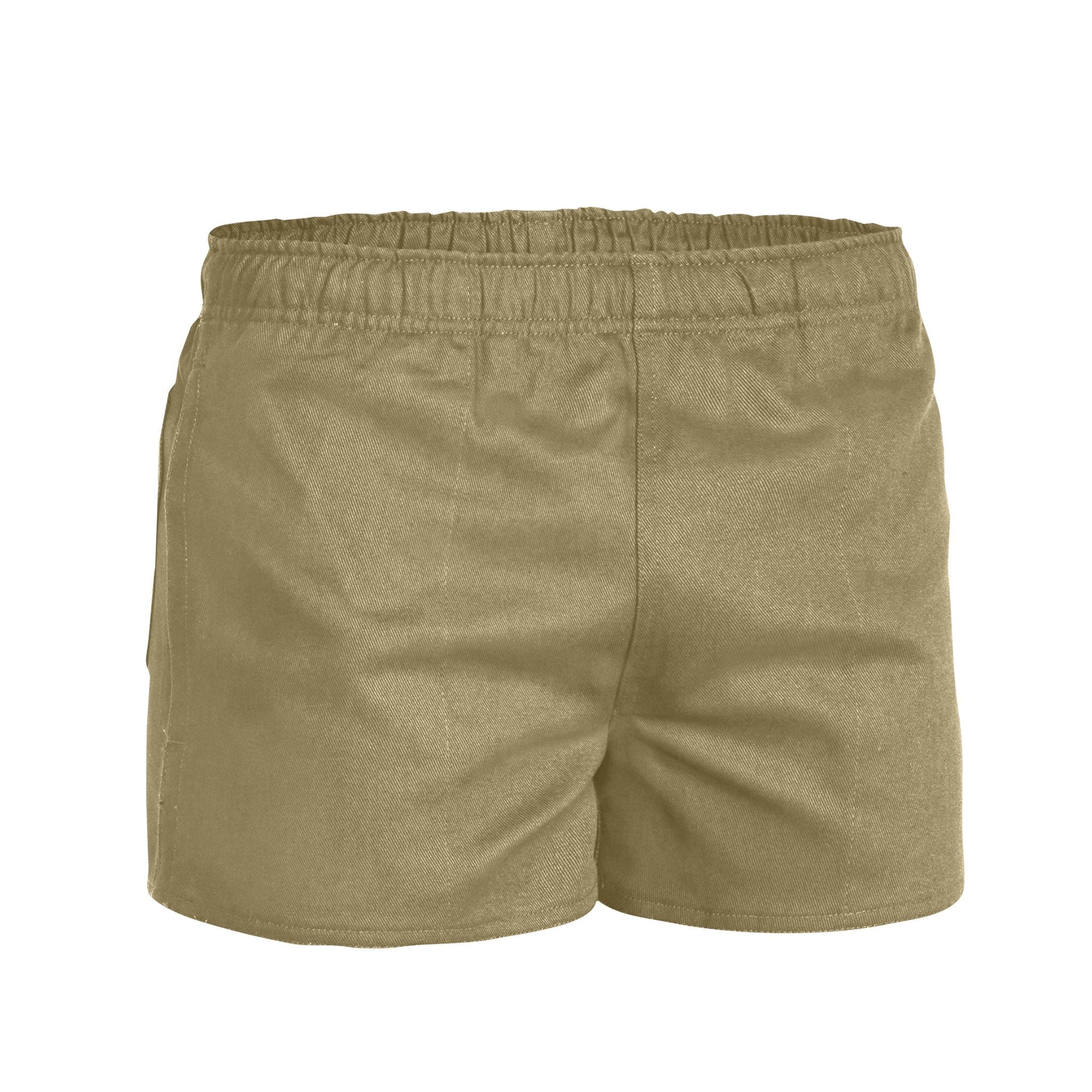 Bisley Men's Rugby short in khaki