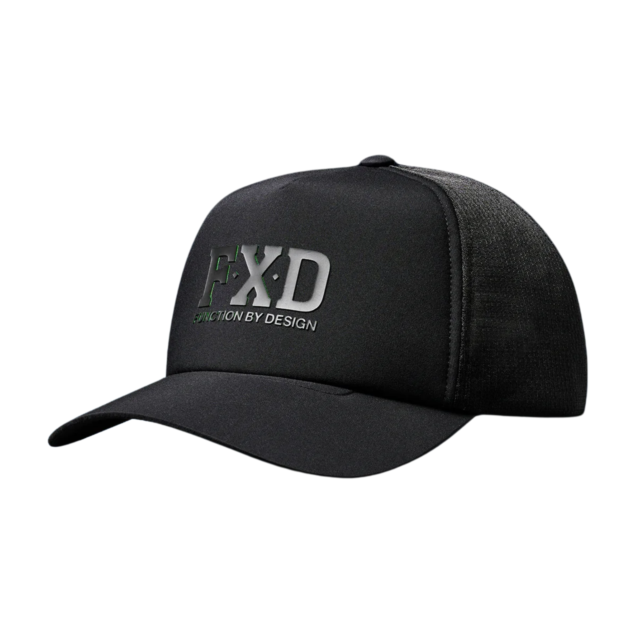 FXD Tech Trucker Cap in black big logo