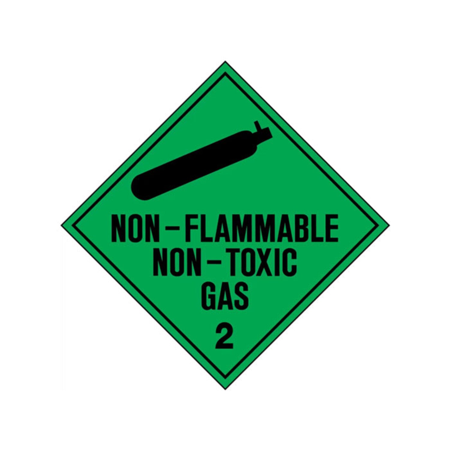 Non-Flammable Non-Toxic Gas 2 270x270mm - Polypropylene – LODWorkwear