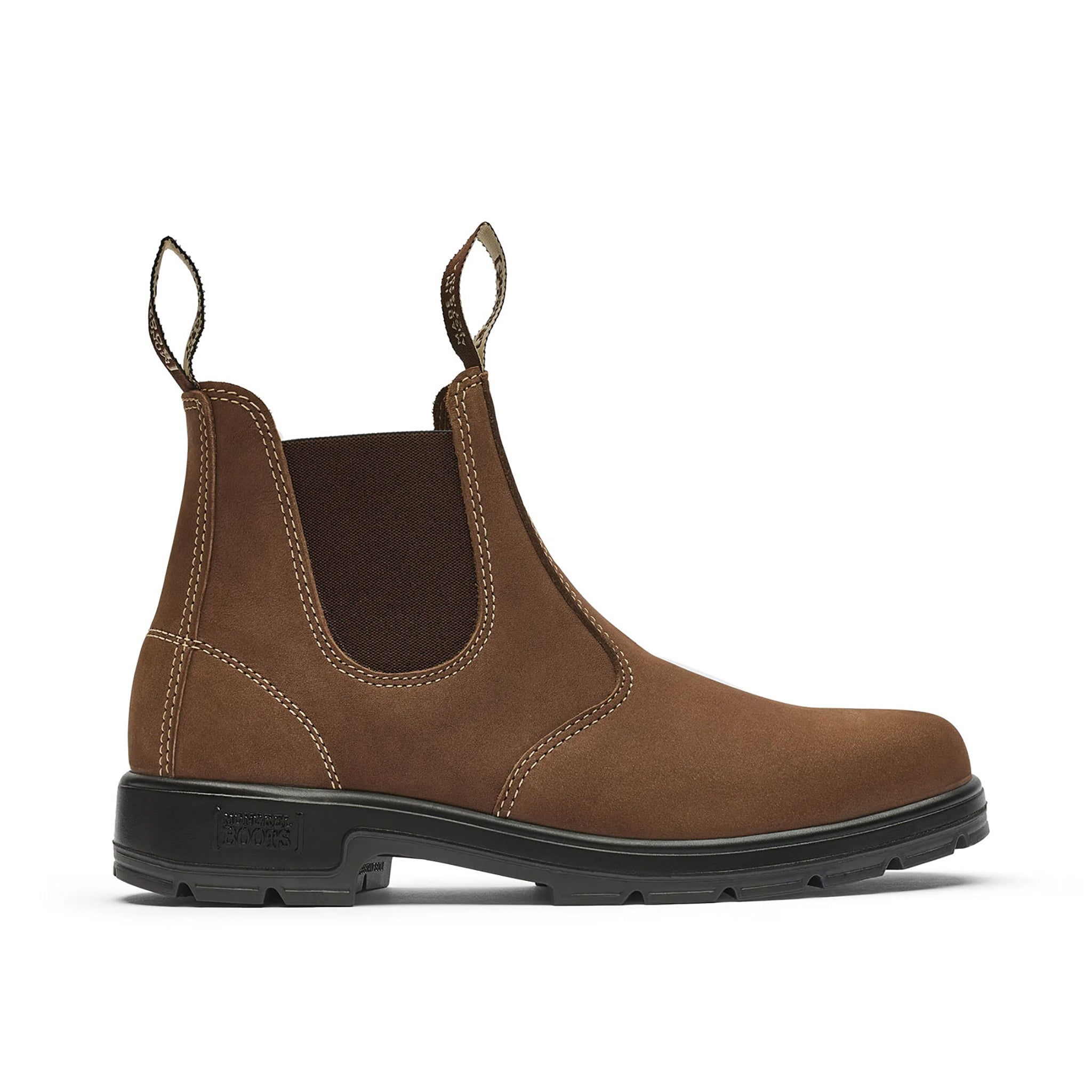 Mongrel K9 Elastic Sided Non-Safety Boot vintage brown workwear K91070-BRN