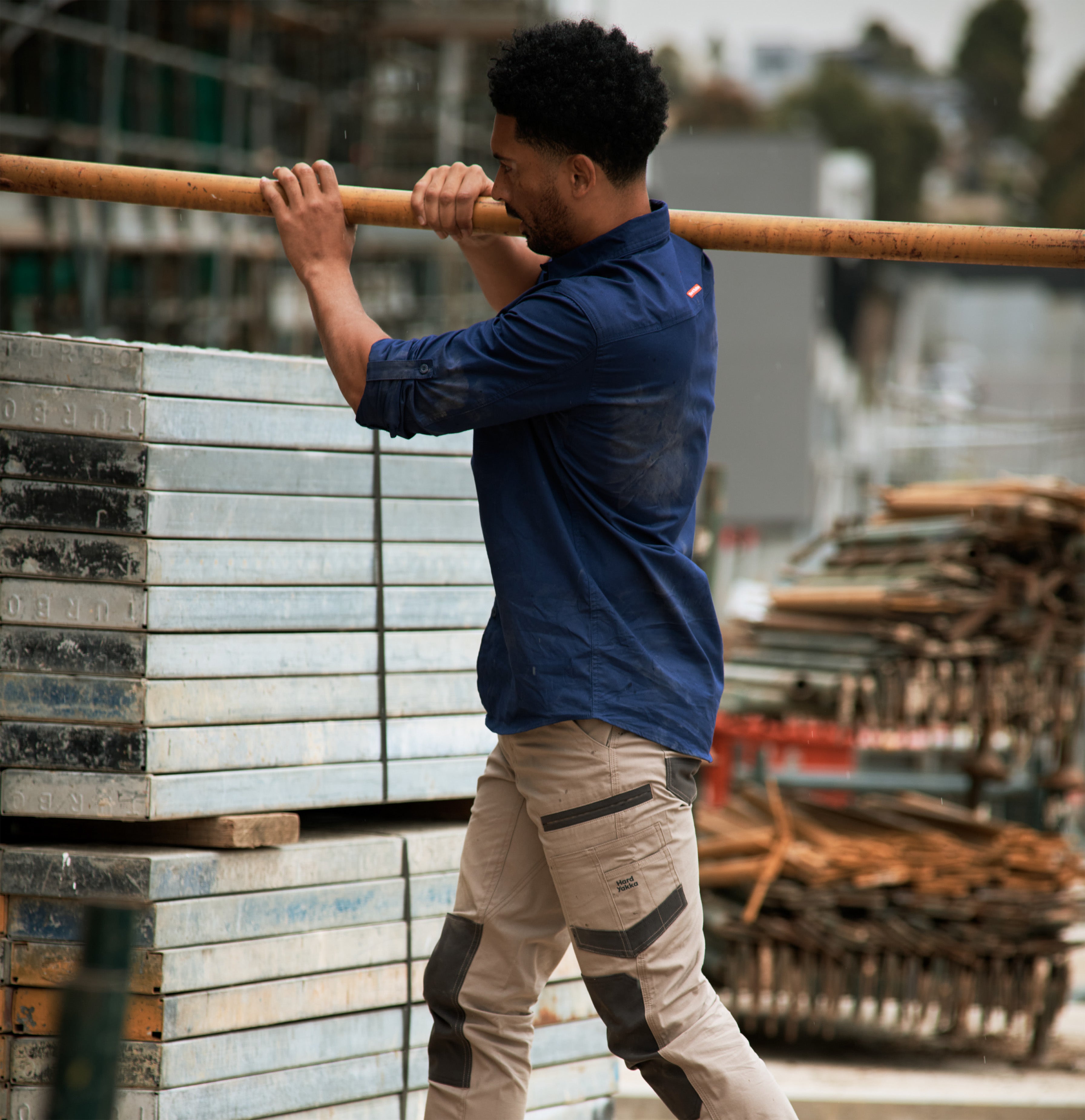 Men's workwear and safety gear category link.