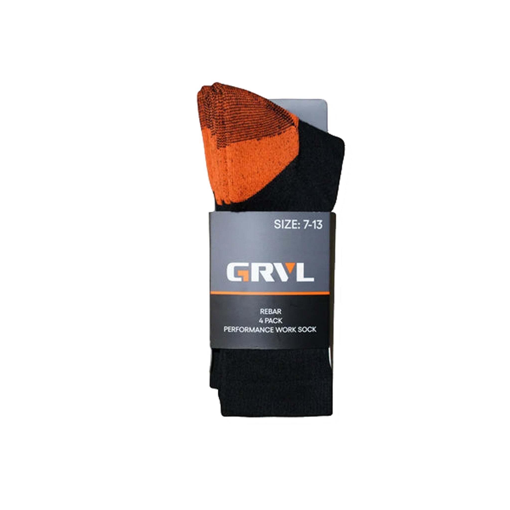 GRVL Rebar Sorbtek Performance 4 Pack Socks – LODWorkwear