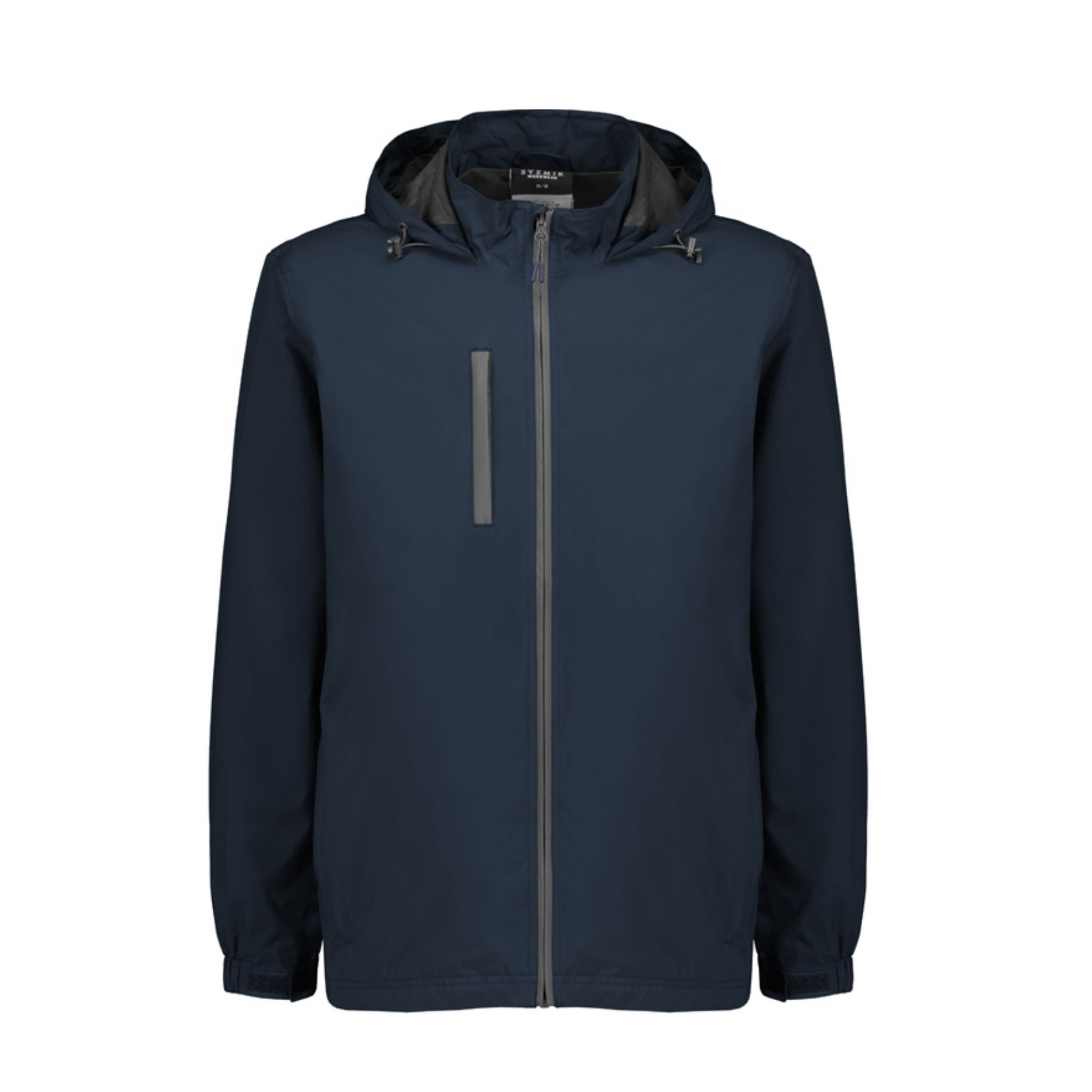 Syzmik Unisex Super Light Packable Rain Jacket in navy ZJ260