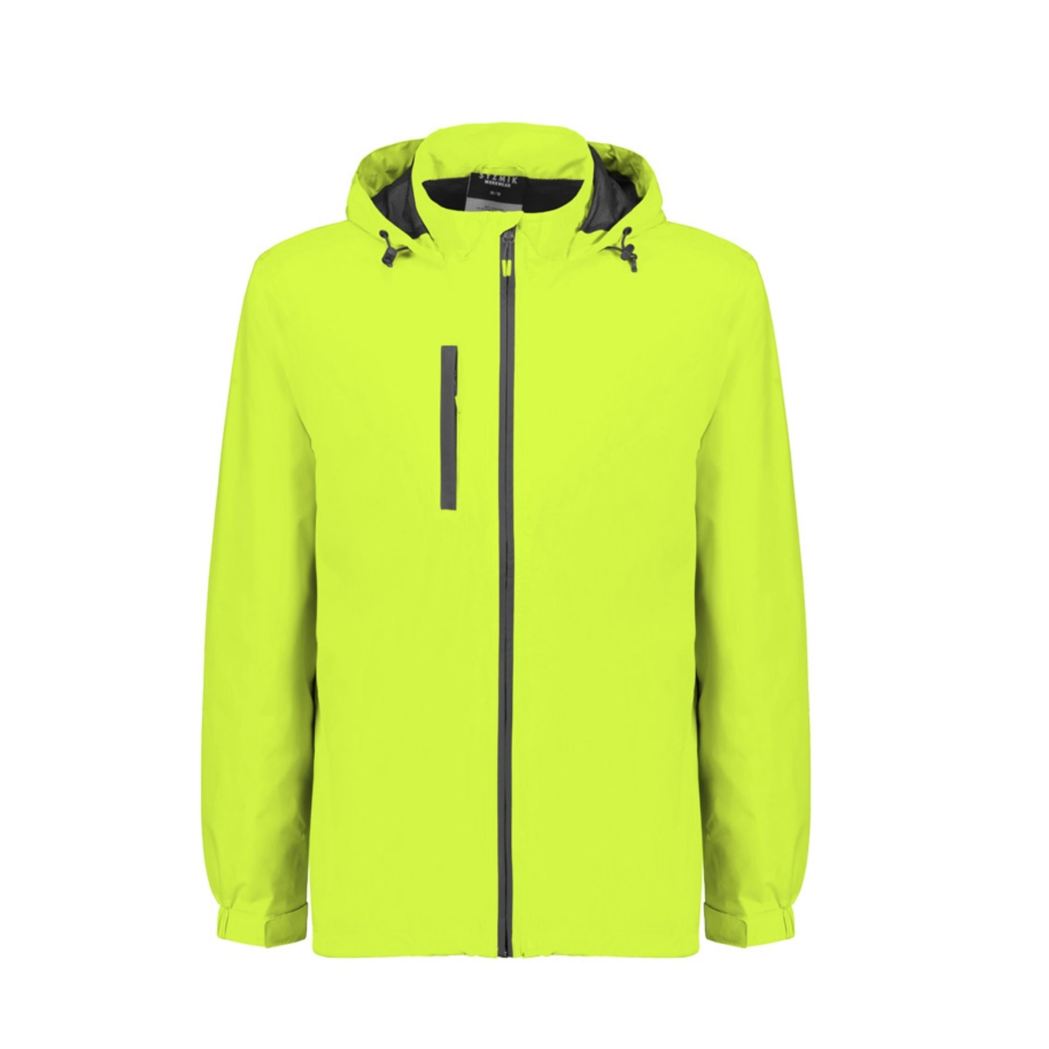 Syzmik Unisex Super Light Packable Rain Jacket in yellow ZJ260