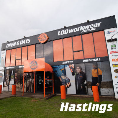LOD Workwear Hastings retail storefront